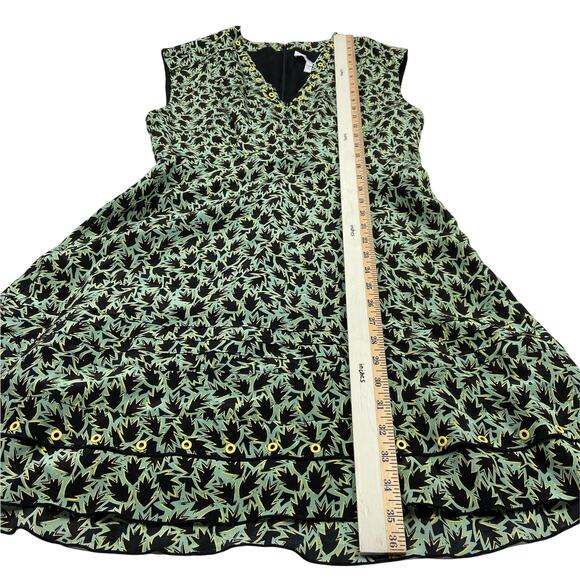 Derek Lamb 10 Crosby Green Black Dress size 6 - Picture 5 of 11
